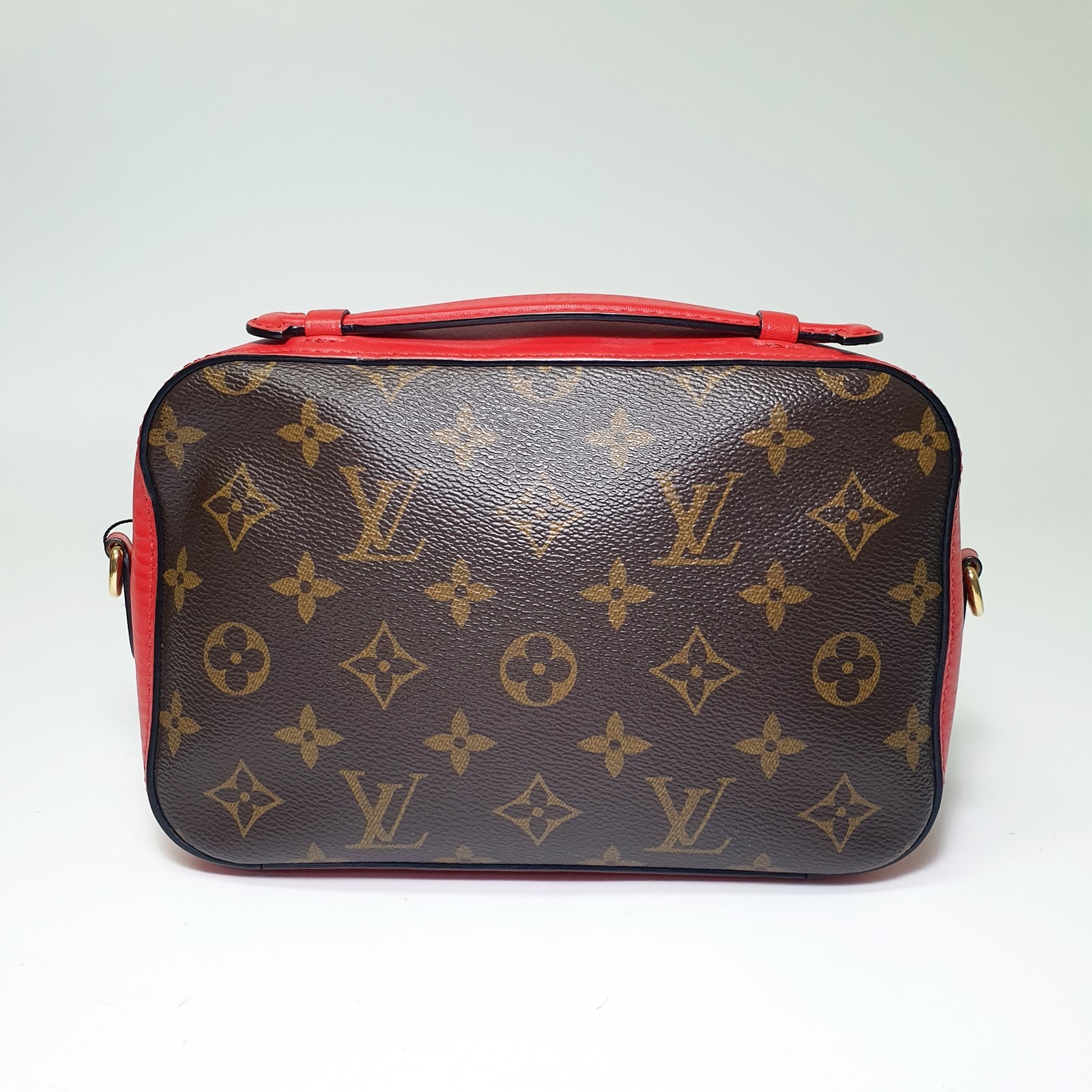 NO TARIFF Authentic Louis Vuitton Red Saintonge M43556 Strap of Other Bag CLA861