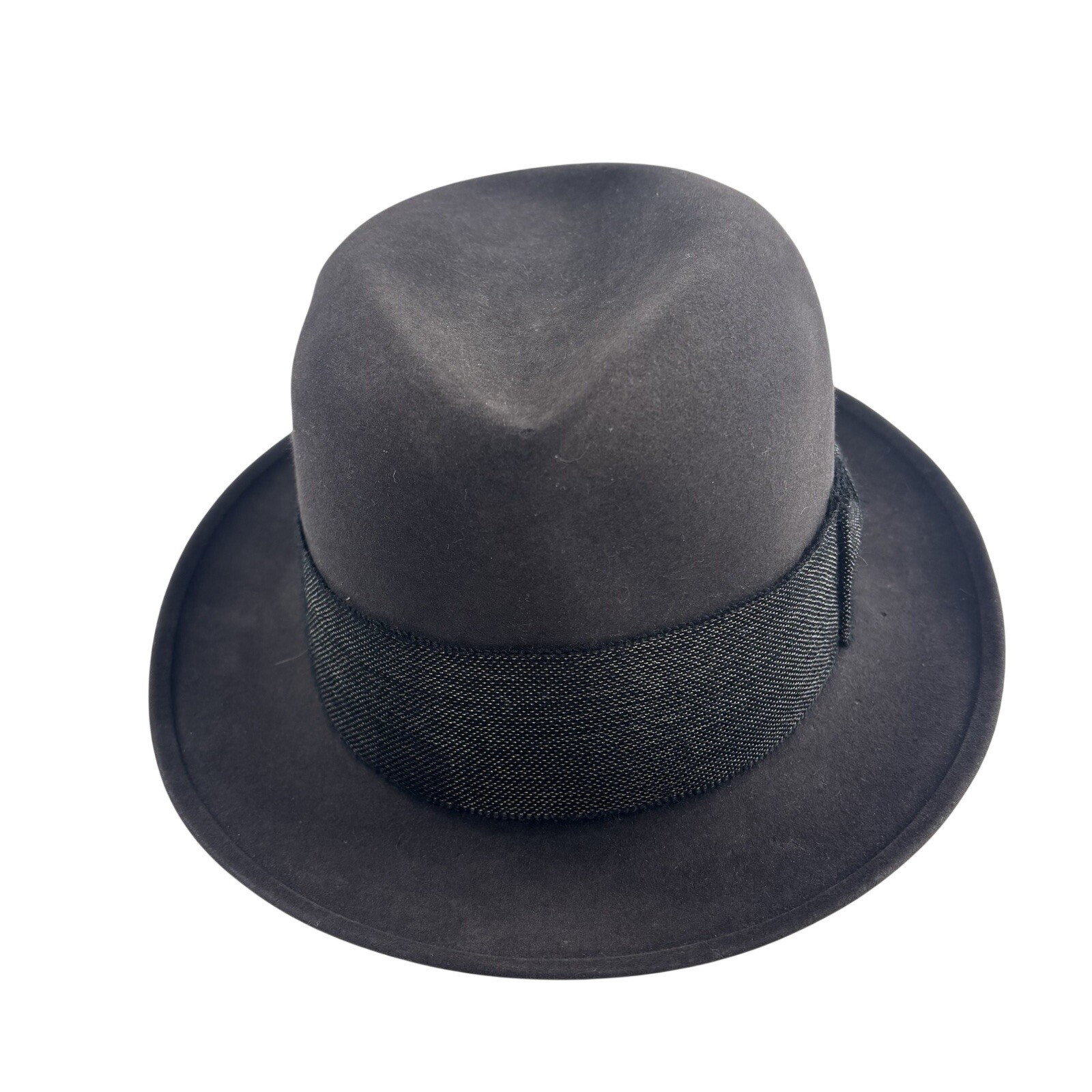 Vintage 50s Knox Fedora Hat Brown Strombergs Superfine New York Mens 7 Reg