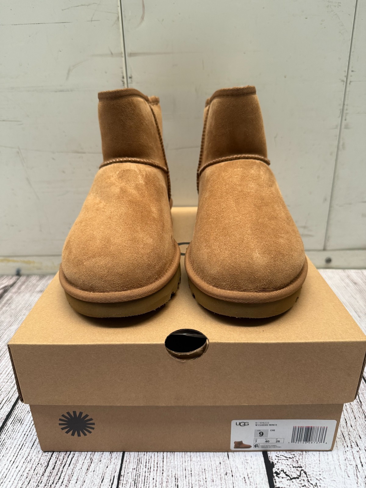 NEW 100% Authentic UGG Classic Mini II Chestnut 1016222 Women’s Boots Size 6-10