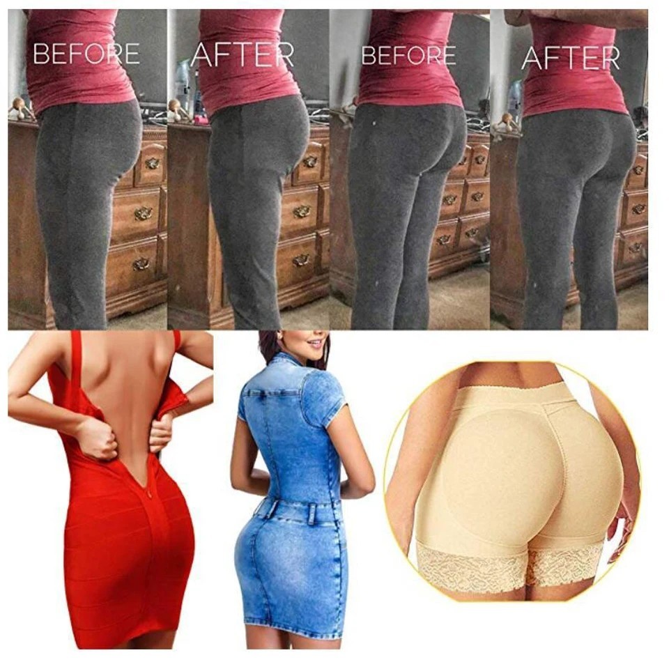 Booty Shaper Padded Underwear Panty Women’s FAKE ASS Butt Lifter & Hip Enhancer.