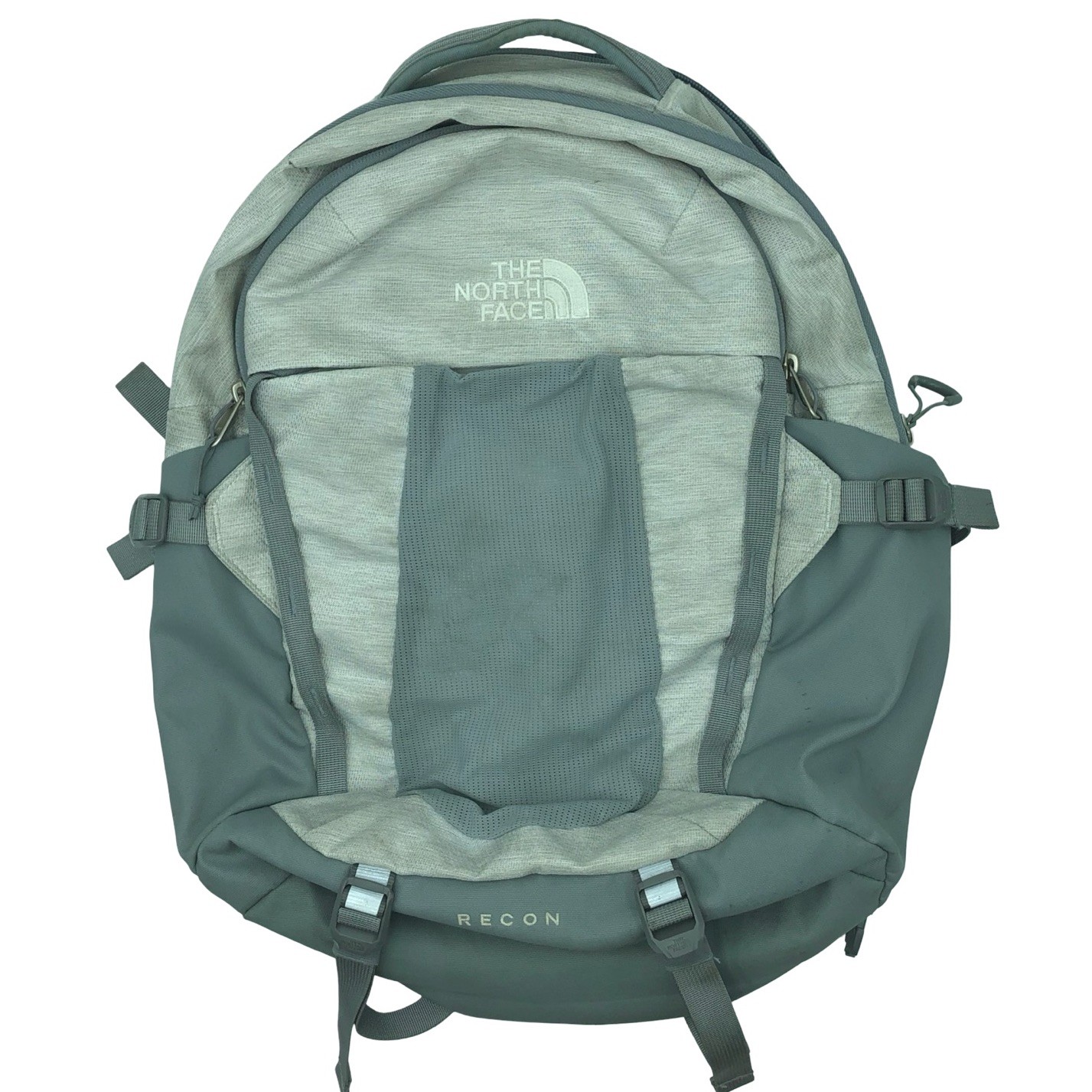 The North Face Recon Gray Hiking Day Laptop Sleeve Backpack