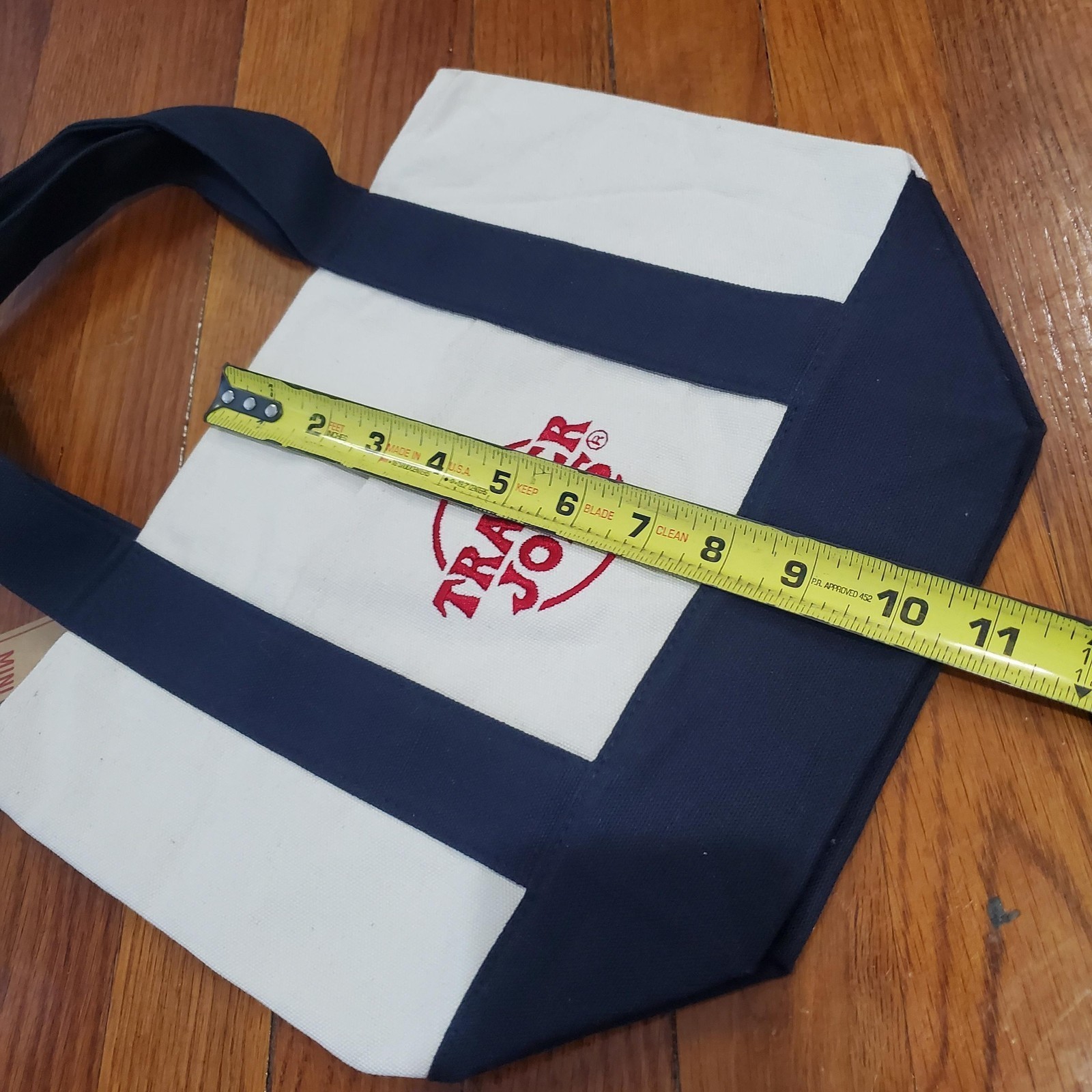 Trader Joe’s Canvas Tote Shopping Bag – MINI CLASSIC NAVY BLUE – NEW with TAGS