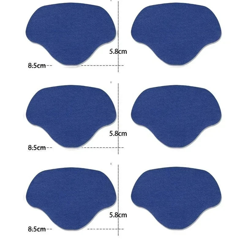6PCS Sports Shoe Heel Protector Anti Wear Repair Patch Insoles Pad