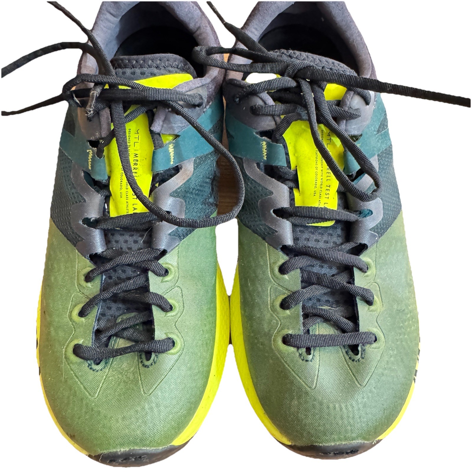 Merrell Womens Size 6 MTL MQM Hi Viz Jade Hiking Sneakers Shoes