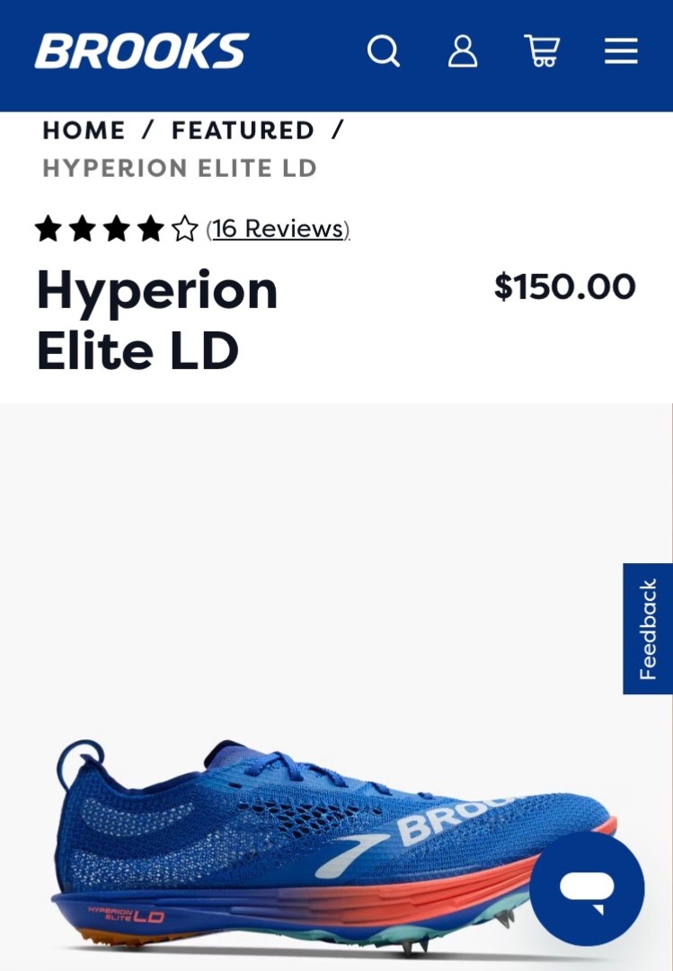 Brooks Hyperion Elite LD Blue Racing | Neutral Shoes Size Medium M9|W10.5 READ❗️