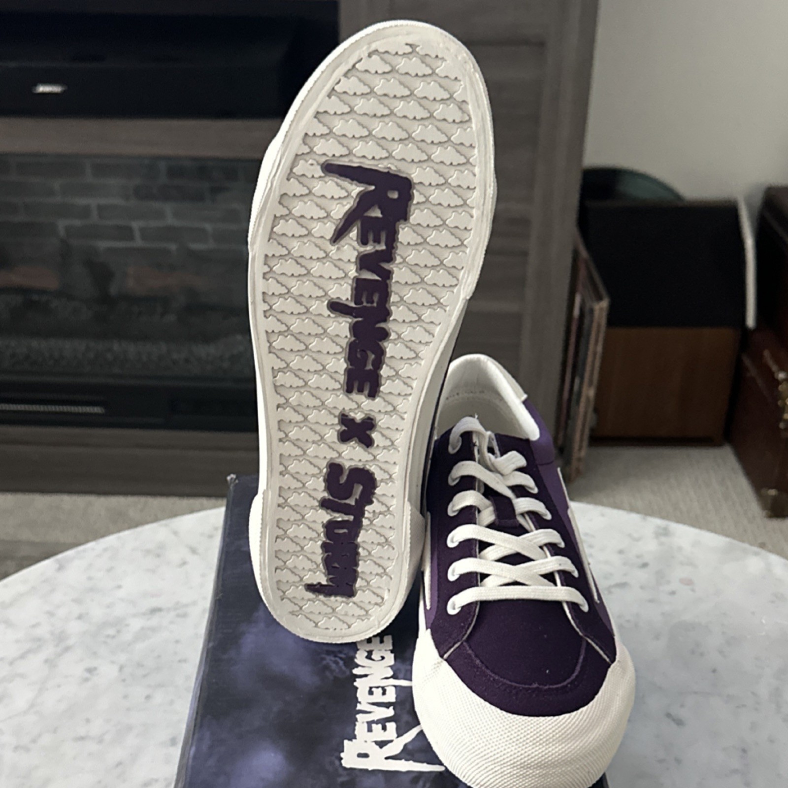 Revenge X Storm Vol.2 Low Top Purple/White Unisex (Damaged Box , MSRP: $200)