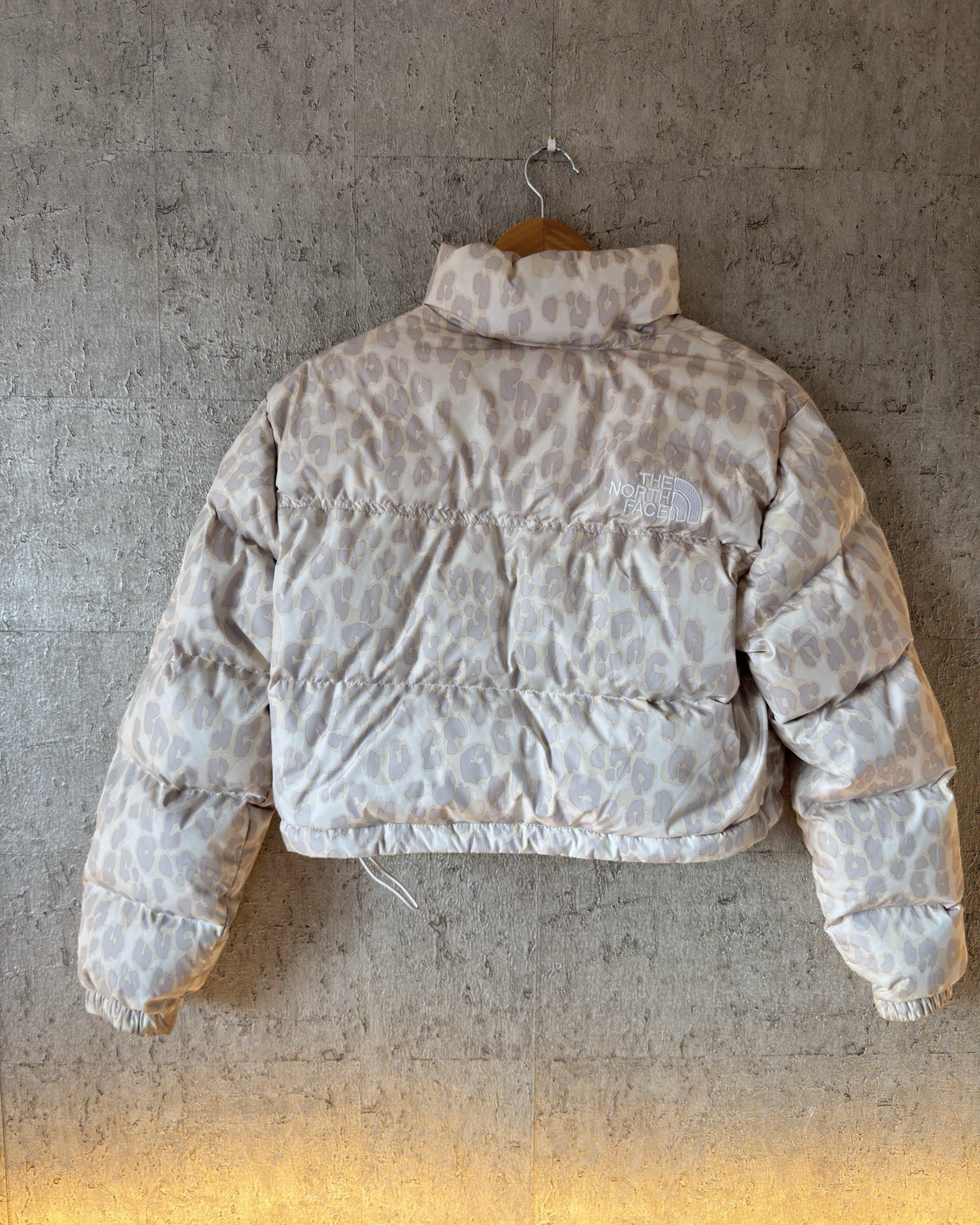 The North Face Nuptse Cropped Leopard Print Puffer Jacket – Women’s Small 700