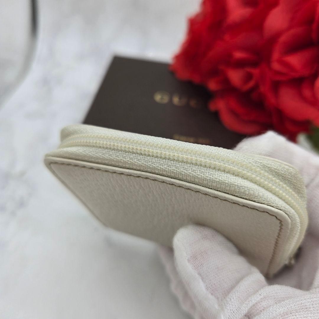 Rare GUCCI coin case small change wallet flower pattern