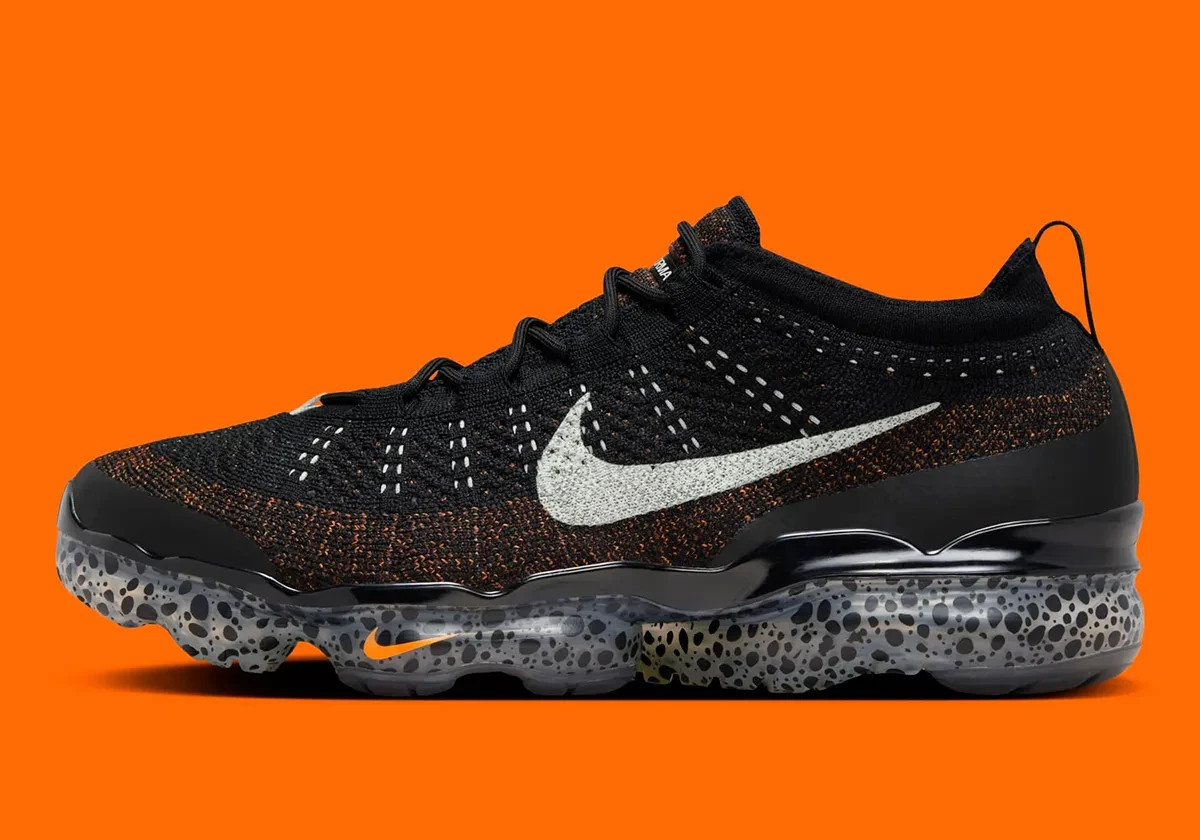 Nike Air Vapormax 2023 Flyknit SE Shoes Black “Safari” FZ2519-001 Men’s Size NEW