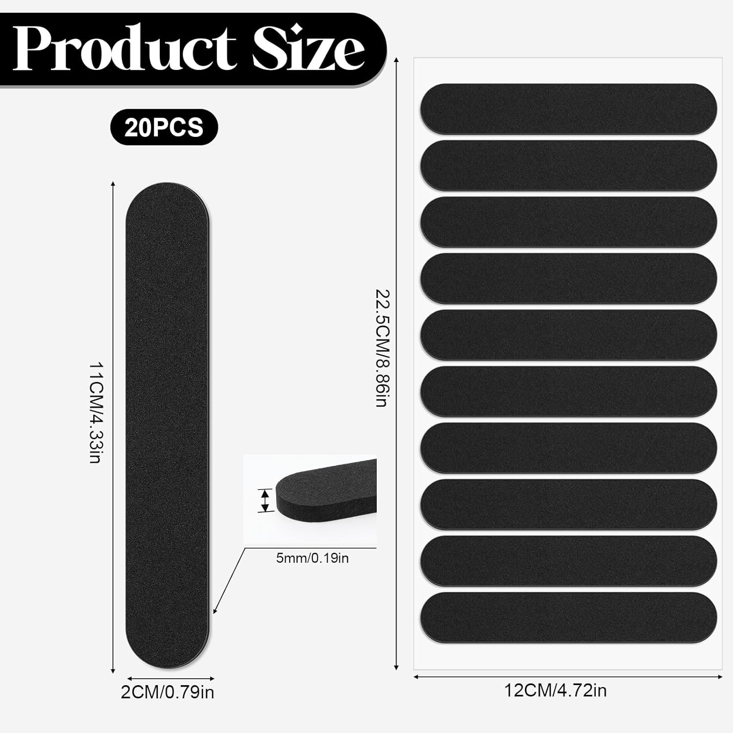20 Pcs Hat Sizer Reducer Insert, Hat Inserts To Make Fit Smaller, Fitted Hat Siz