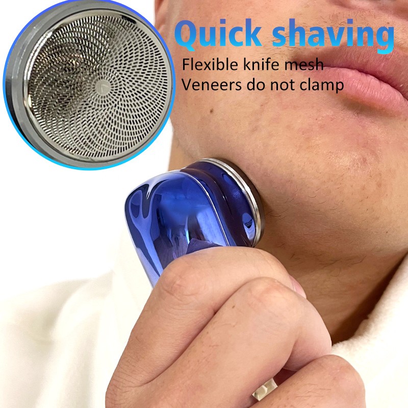 Cordless Men’s Electric Shaver Mini USB Rechargeable Travel Razor
