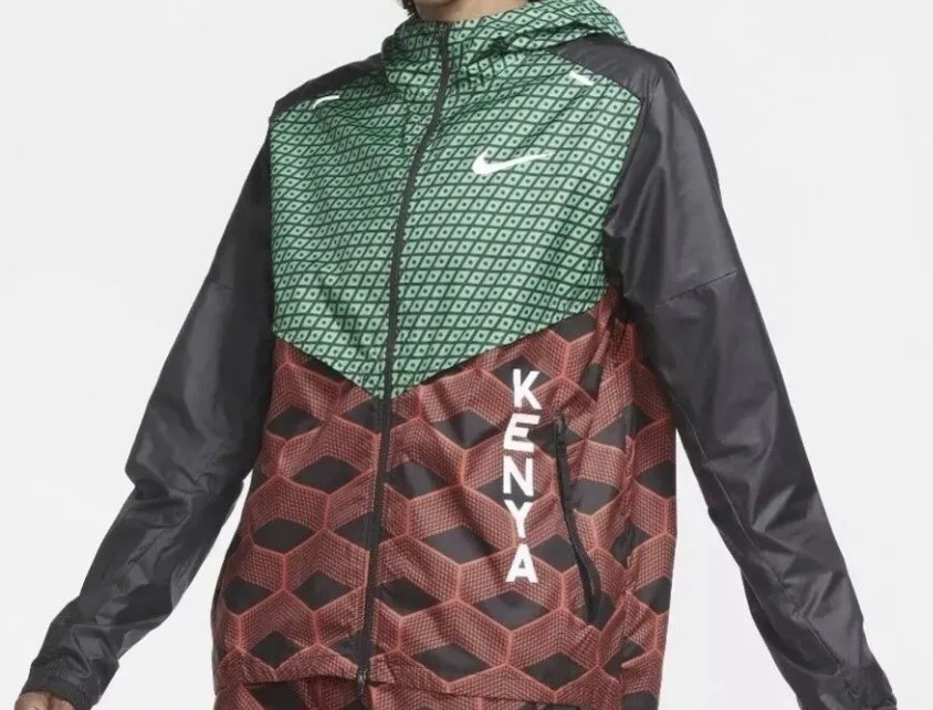 Nike Team Kenya Shieldrunner Running Jacket Size Large CV0396-67