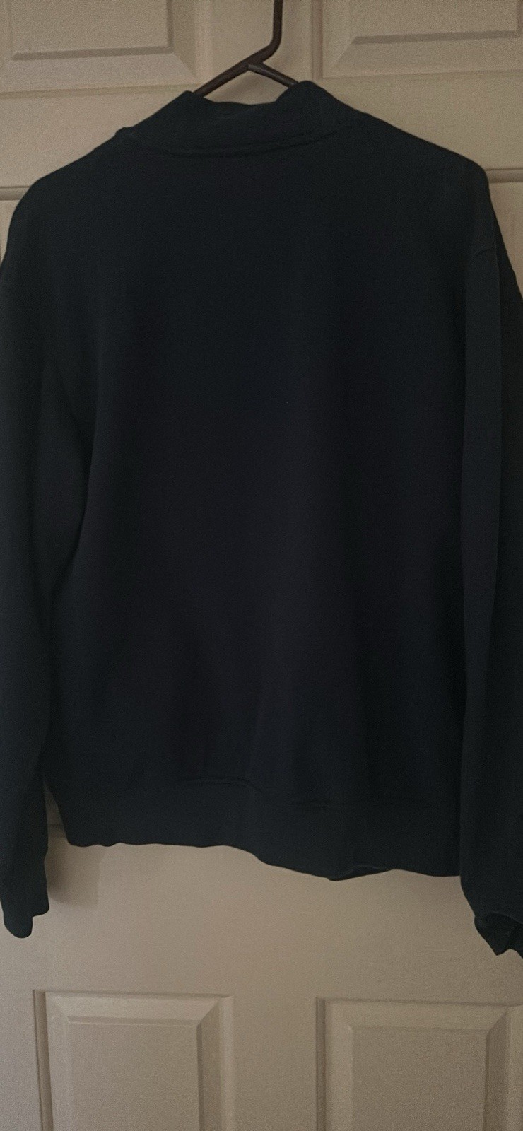 Daniel Cremieux Jeans Men’s M Full Zip Fleece Sweatshirt Navy Pockets Logo