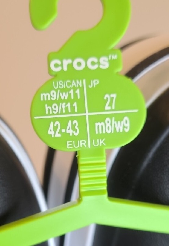 Crocs Bayaband Clog Unisex Black/White 205089-066 Mens 9/Womens 11