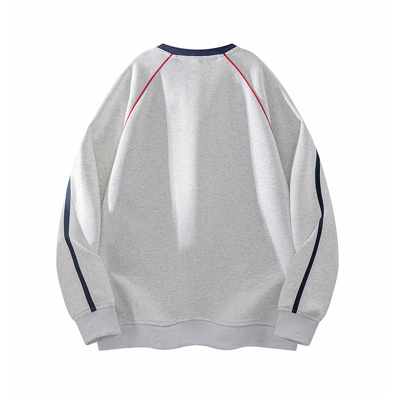 Patchwork Sporty Relaxed-fit Sweatshirt