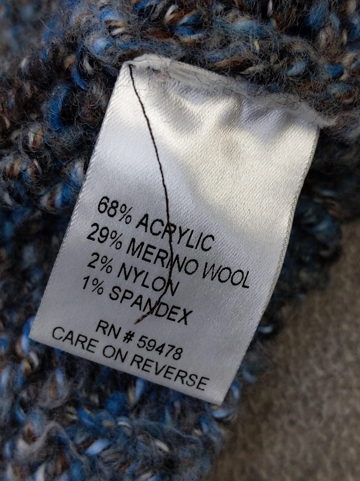 Berretti Sweater Womens Medium Multicolor Merino Wool Blend Knit Pullover Italy
