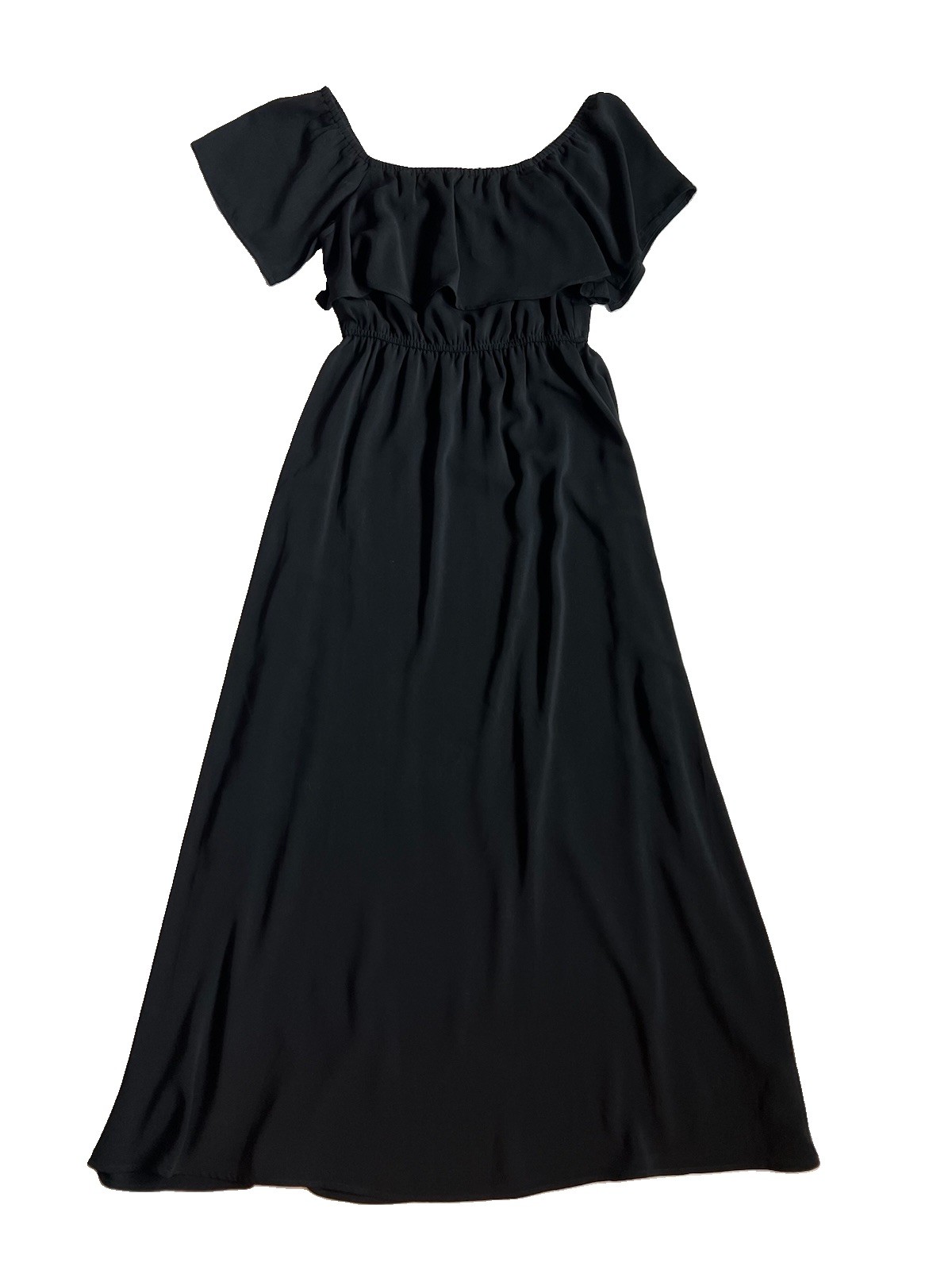 Sugar Lips Black Off Shoulder Maxi Dress Size Medium