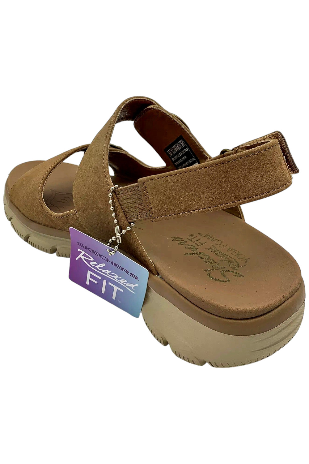 Skechers Easy Going Adjustable Vegan Sandals Certified Charm Tan