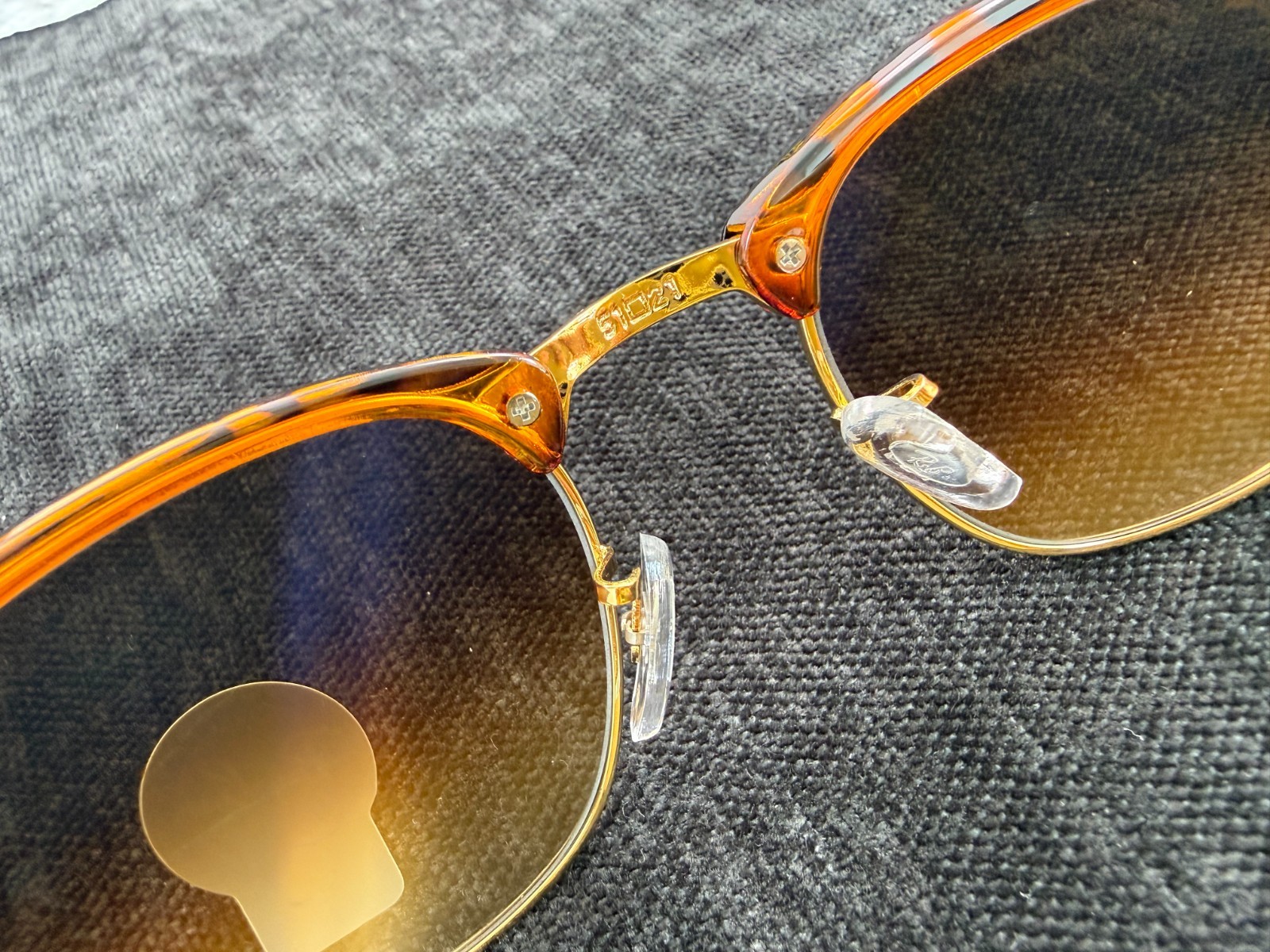 Ray-Ban RB3016 Tortoiseshell Frame Gradient brown Lens Sunglasses