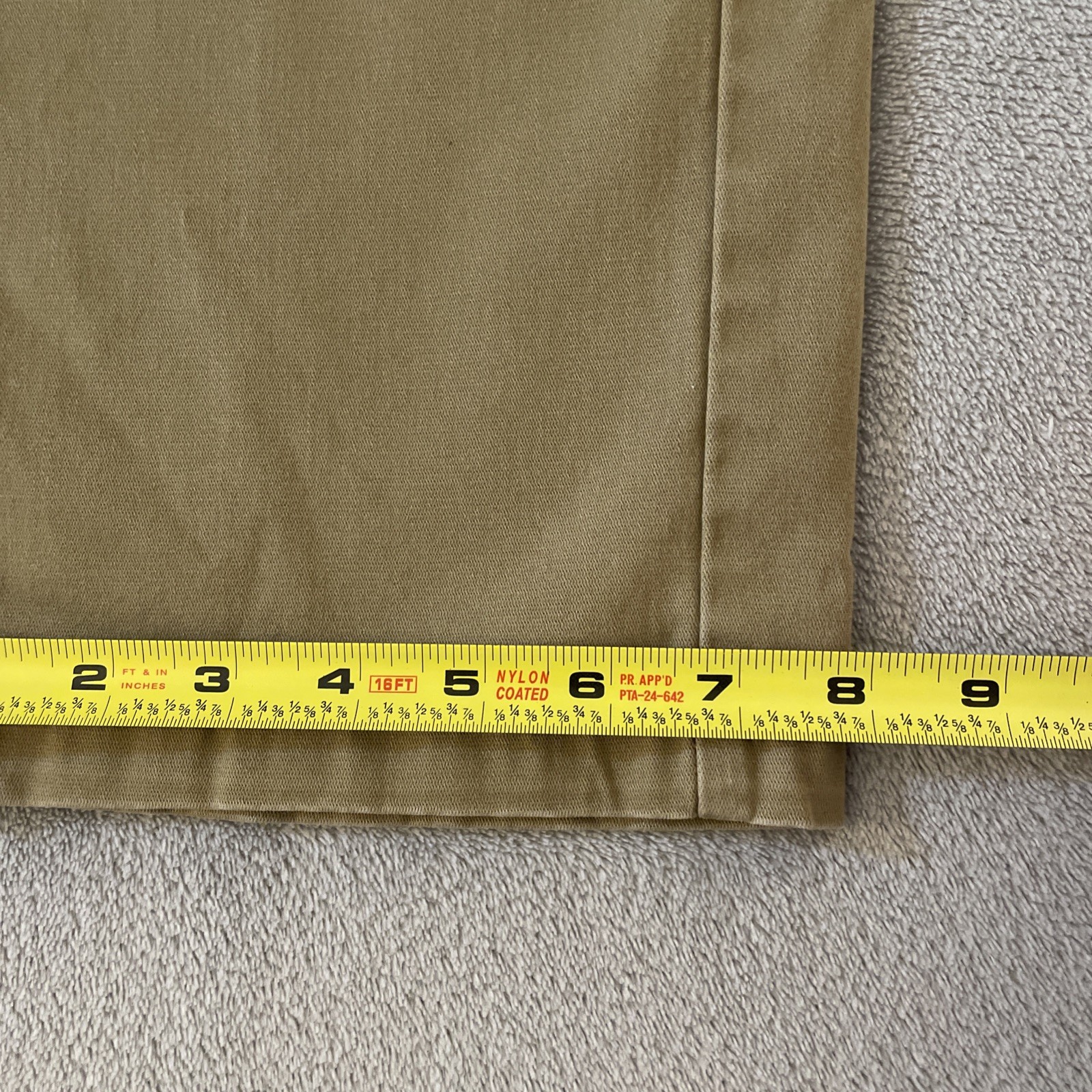 Lee Extreme Motion Pants Men’s 32×30 Beige Brown Cotton Chinos Workwear Stretch