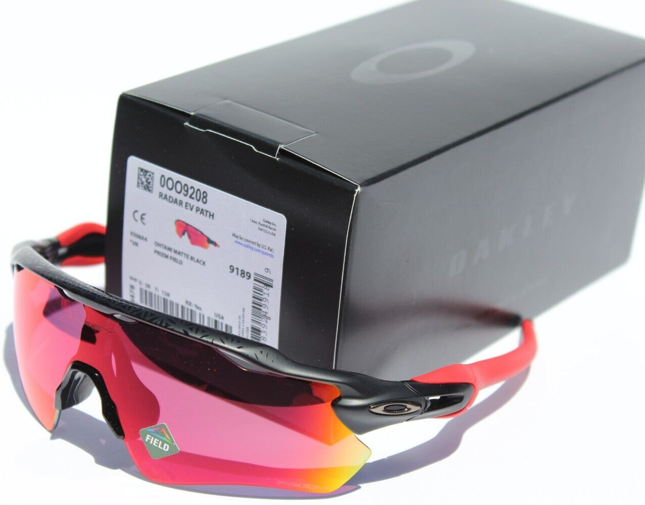 OAKLEY Radar EV Path OHTANI Sunglasses Matte Black/Prizm Field OO9208-A4 RARE