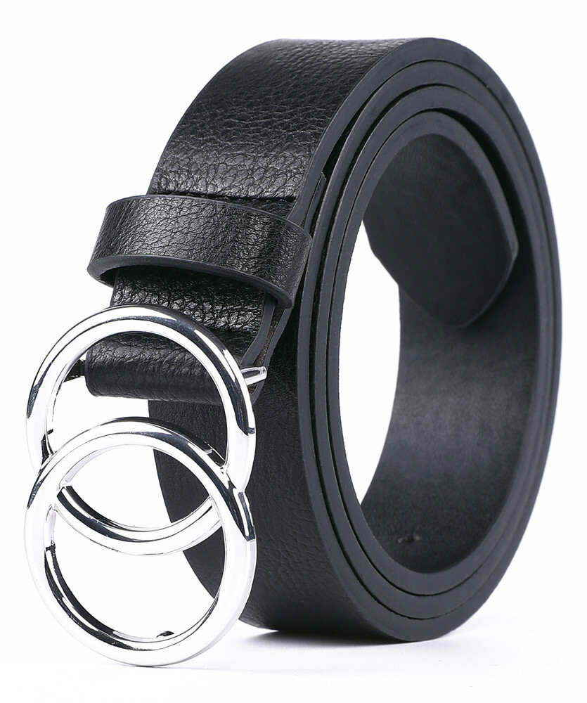 Womens Belt Synthetic Leather Belts for Woman Ladies Belts 1.18inch Wide