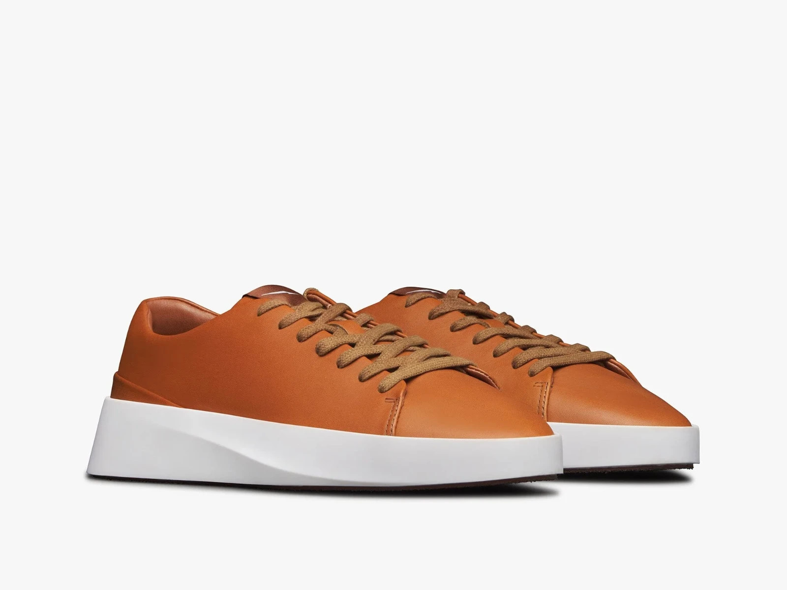 Wolf & Shepherd Cruise Lo Leather Sneakers Honey/Brilliant White Size M6.5/W8