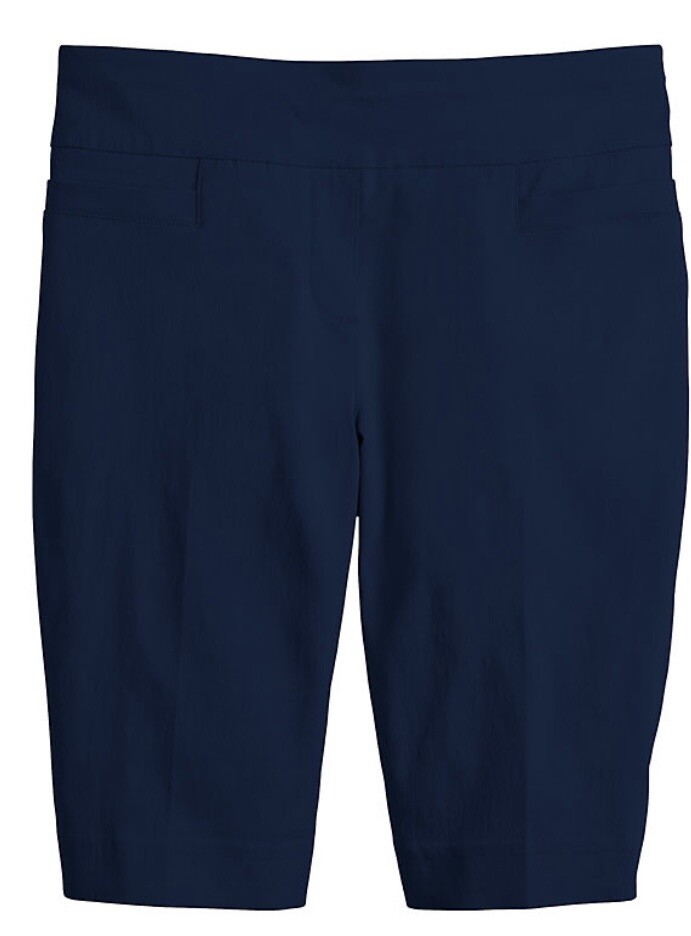 Women’s CROFT & BARROW Tummy Control Pull-On Midrise Bermuda Short Size 4 NWT