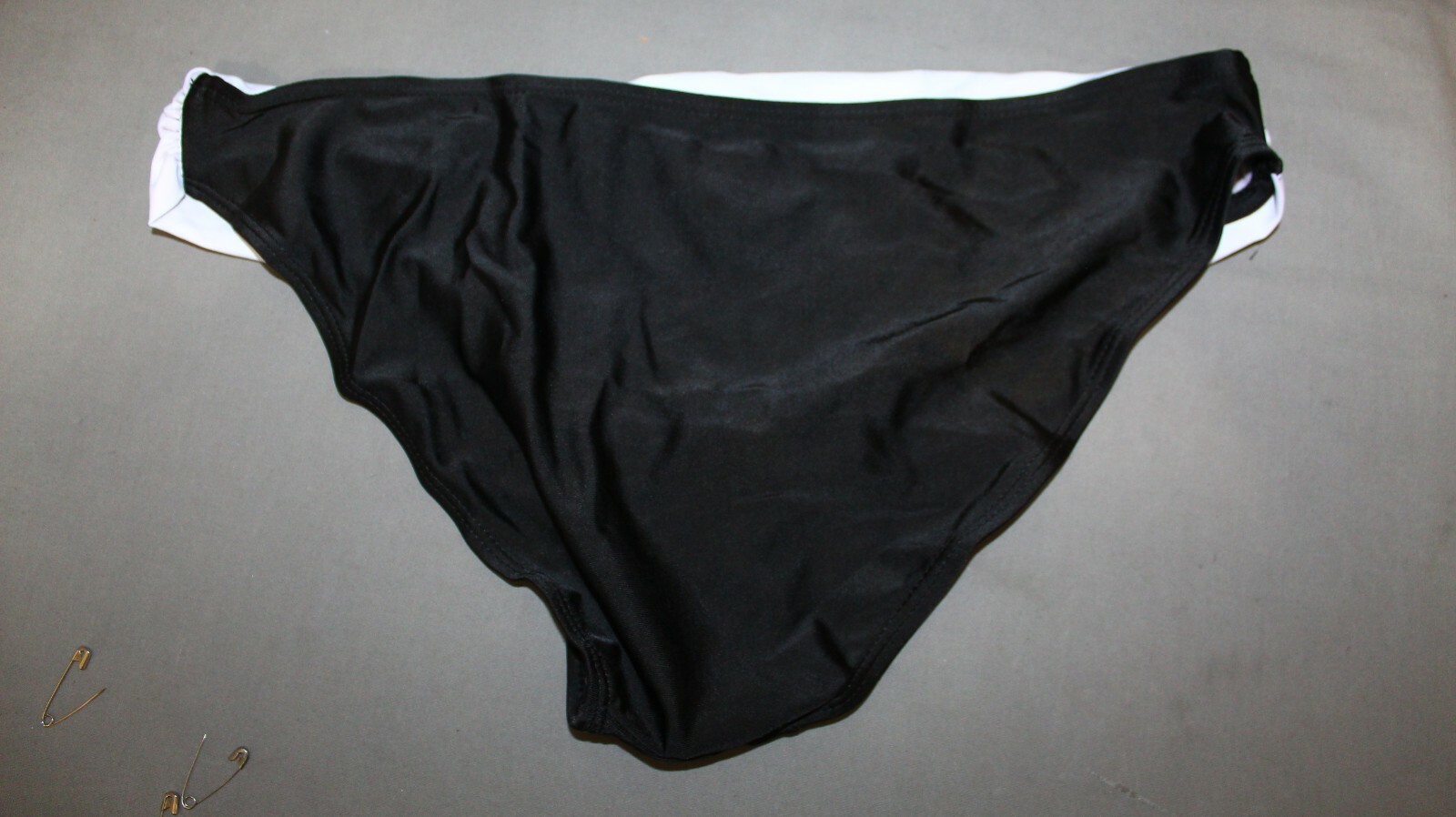 ZAFUL BIKINI womens 2 piece 82% Polyamide 18% Elasthane black/white Size XL NEW