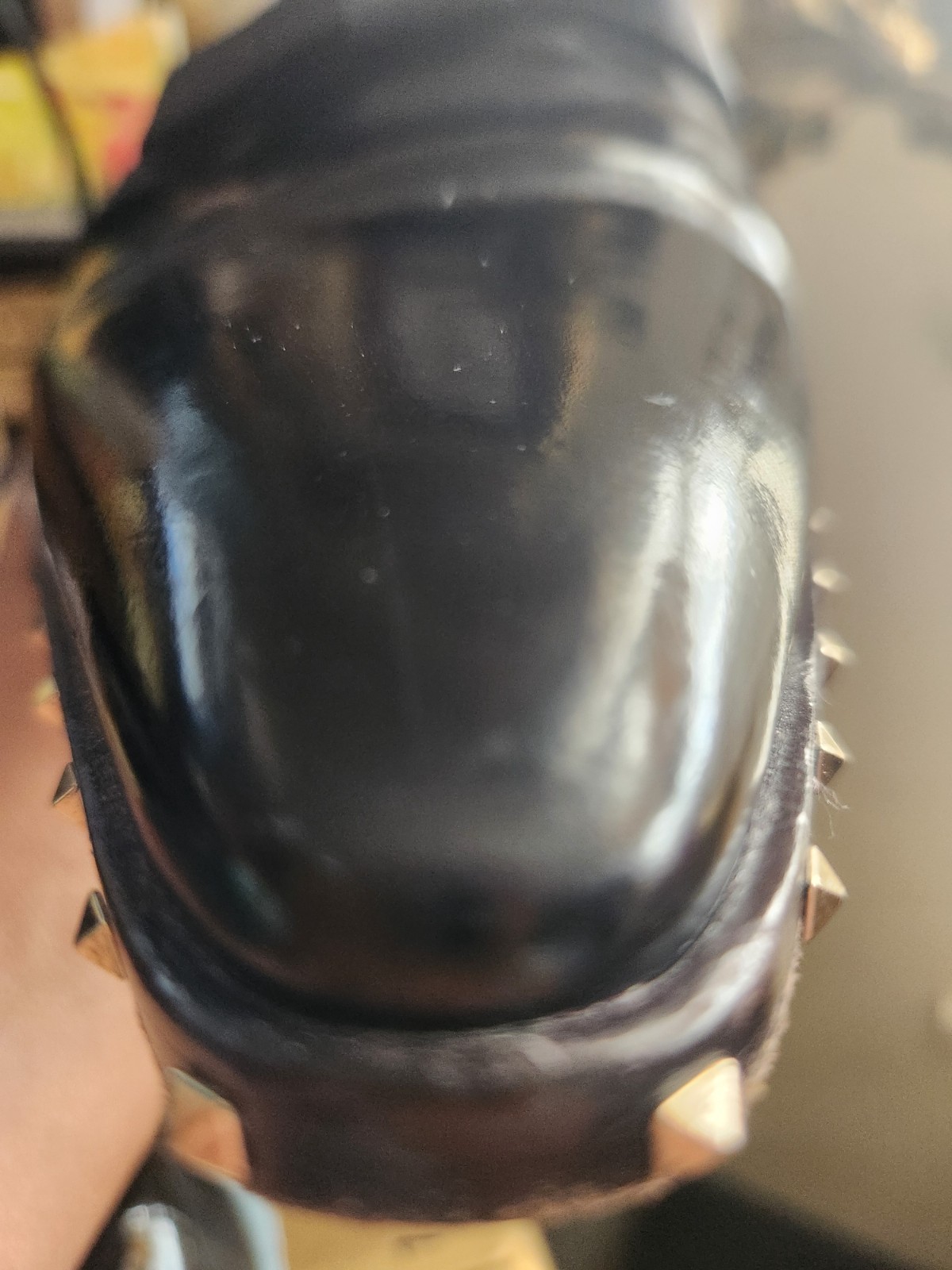 VALENTINO Black Leather Rock Stud Oxfords Size EU 41 (Size 10.5)