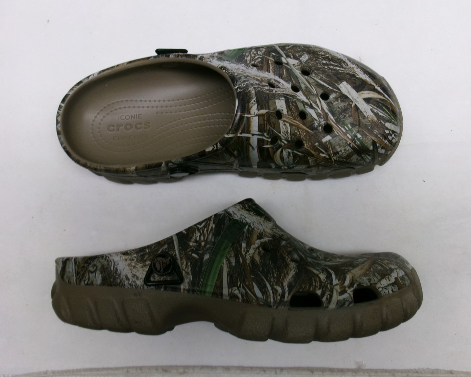 New Crocs Offroad Sport Clogs Realtree Max Camo Print Womens 10 Mens 8