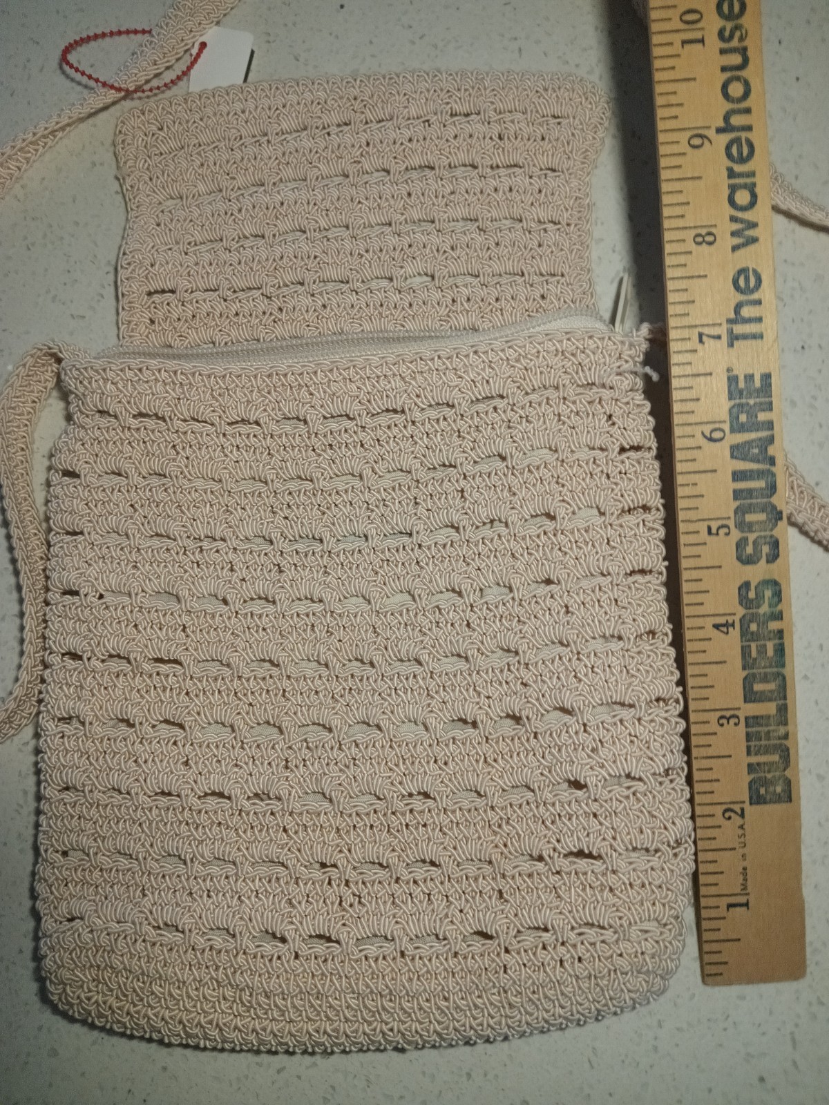 Frankie & Johnnie Beige Purse Medium Handbag Shoulder Bag