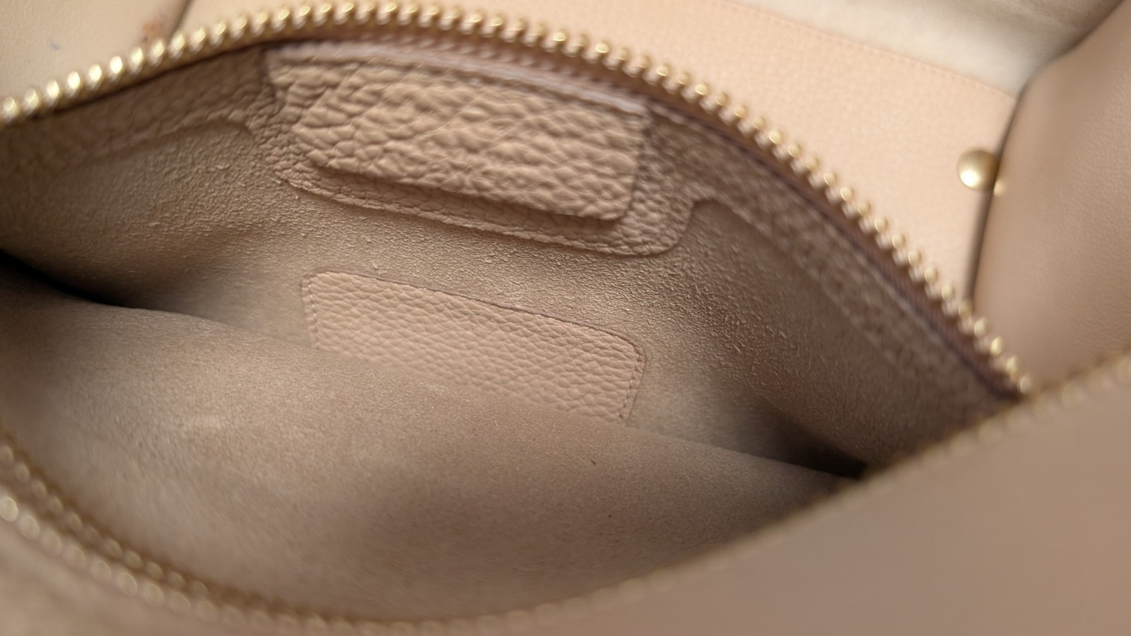 Salvatore Ferragamo Shoulder Hand Bag AMY Gancini Leather Pink Beige