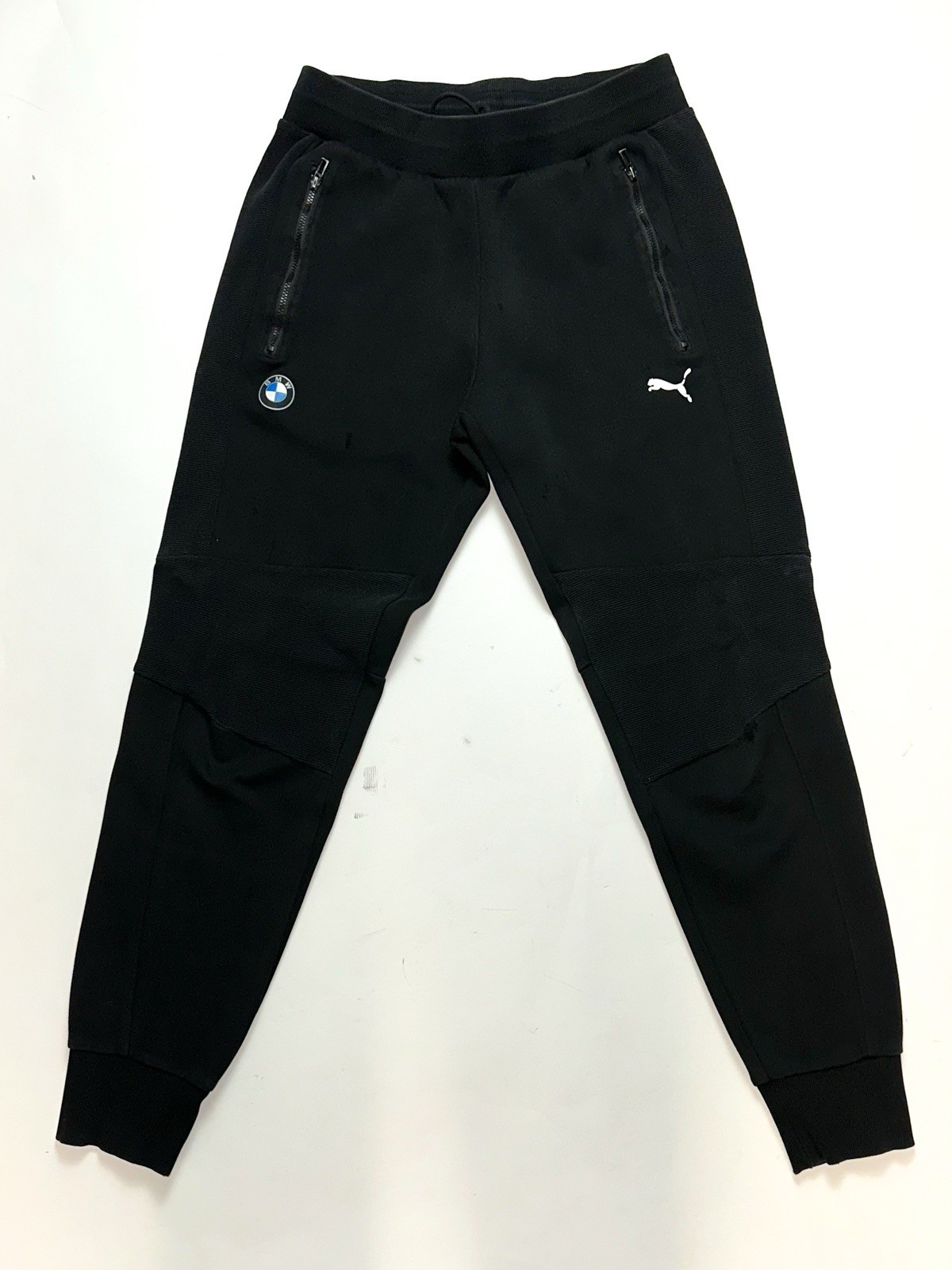 Puma BMW M Motorsport jogger Mens Size M Black Sweatpants EUC