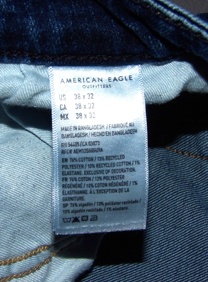 American Eagle Air FLEX+ Stretch Original Boot Cut Denim Jeans Men’s 38 X 32