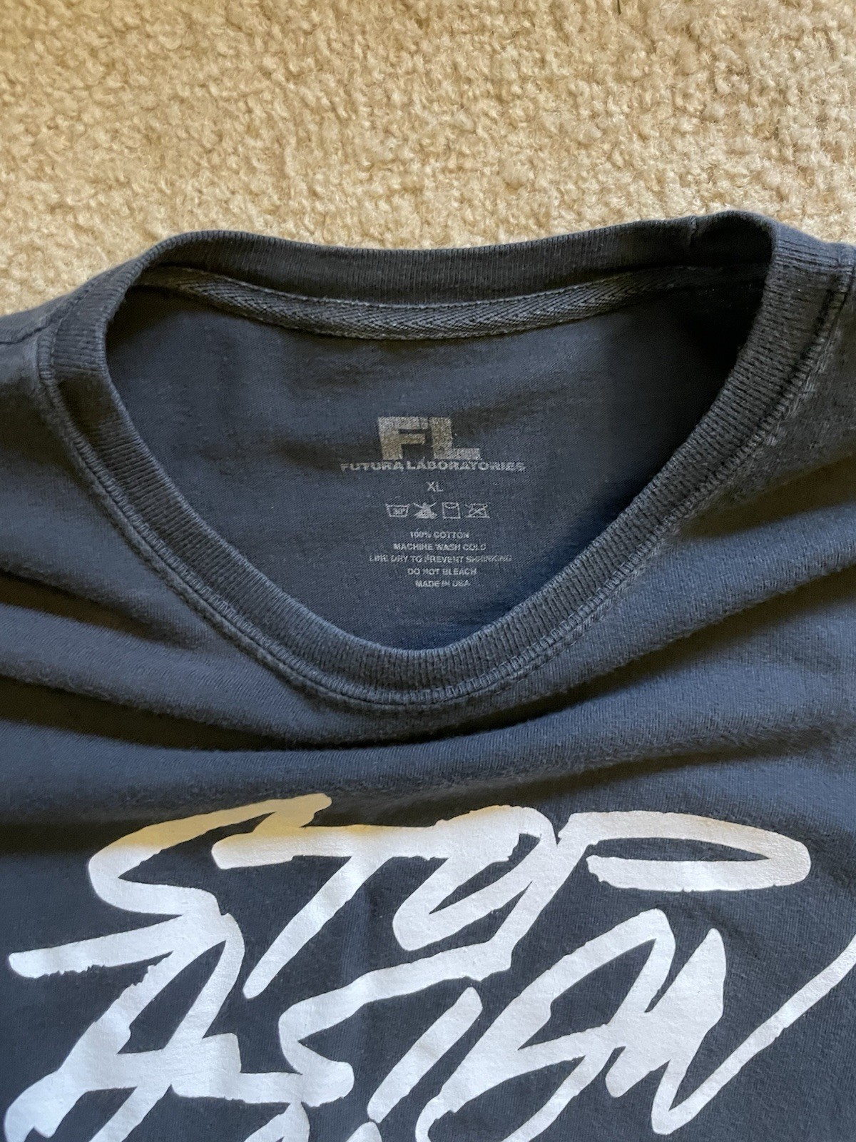 Futura 2000 Laboratories X Eric Haze Stop Asian Hate Shirt XL