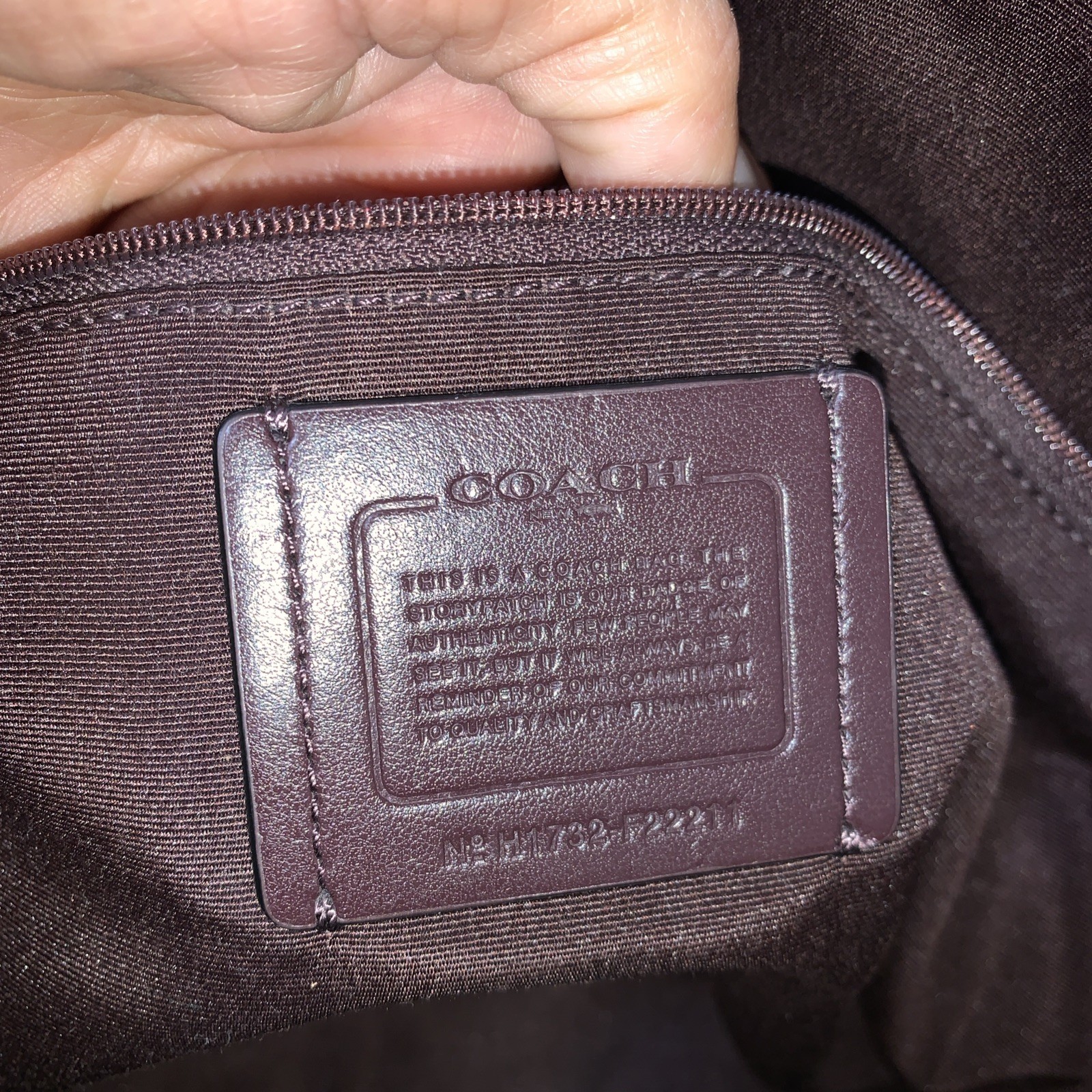 COACH Ava Rare Brown Pebbled Leather Chain Tote Large Rich Soft Luxury Leather