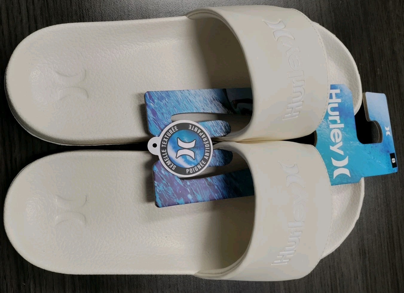 HURLEY MEN’S SANDALS TEXTURED OUTSOLE NON-SLIP GRIP ” IT DOESN’T COME IN A BOX”