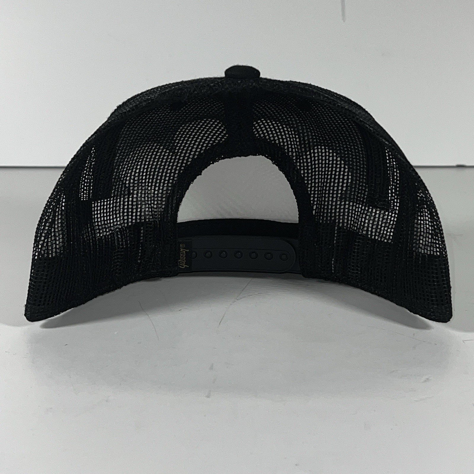 GIBSON Black Trucker Snapback Mesh Back 130 Year Anniversary Authentic Gibson