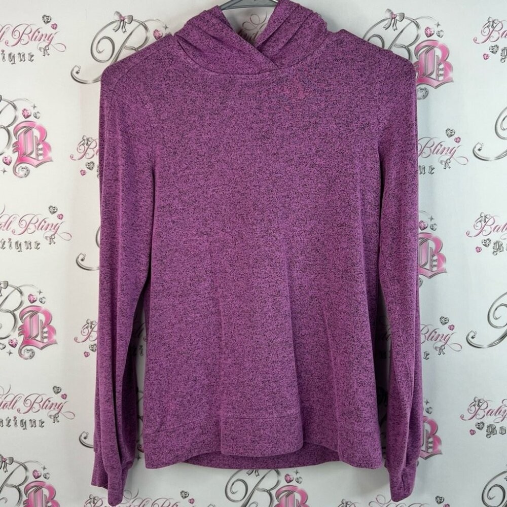 Diadora hoodie sweater heathered black Purple Sweater long sleeve comfy