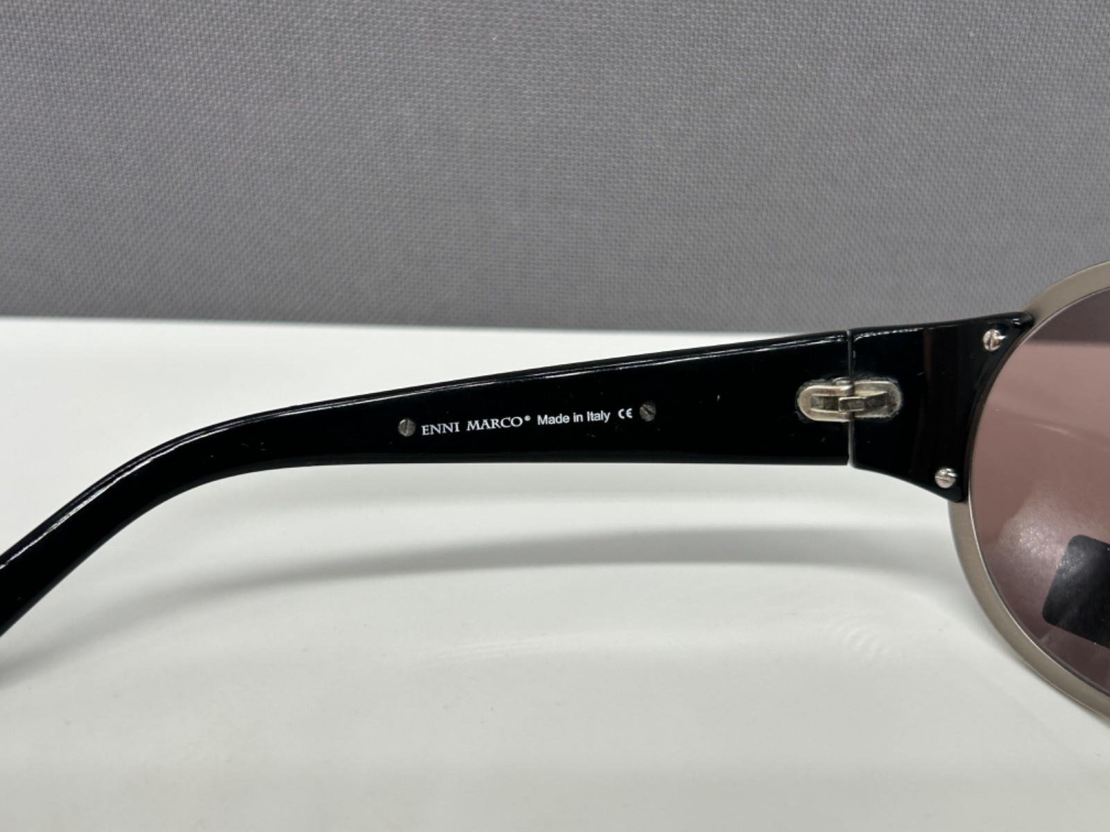 Enni Marco Sunglasses Men’s Mirrored Y2K Large L XL Curved 017 NP: €299