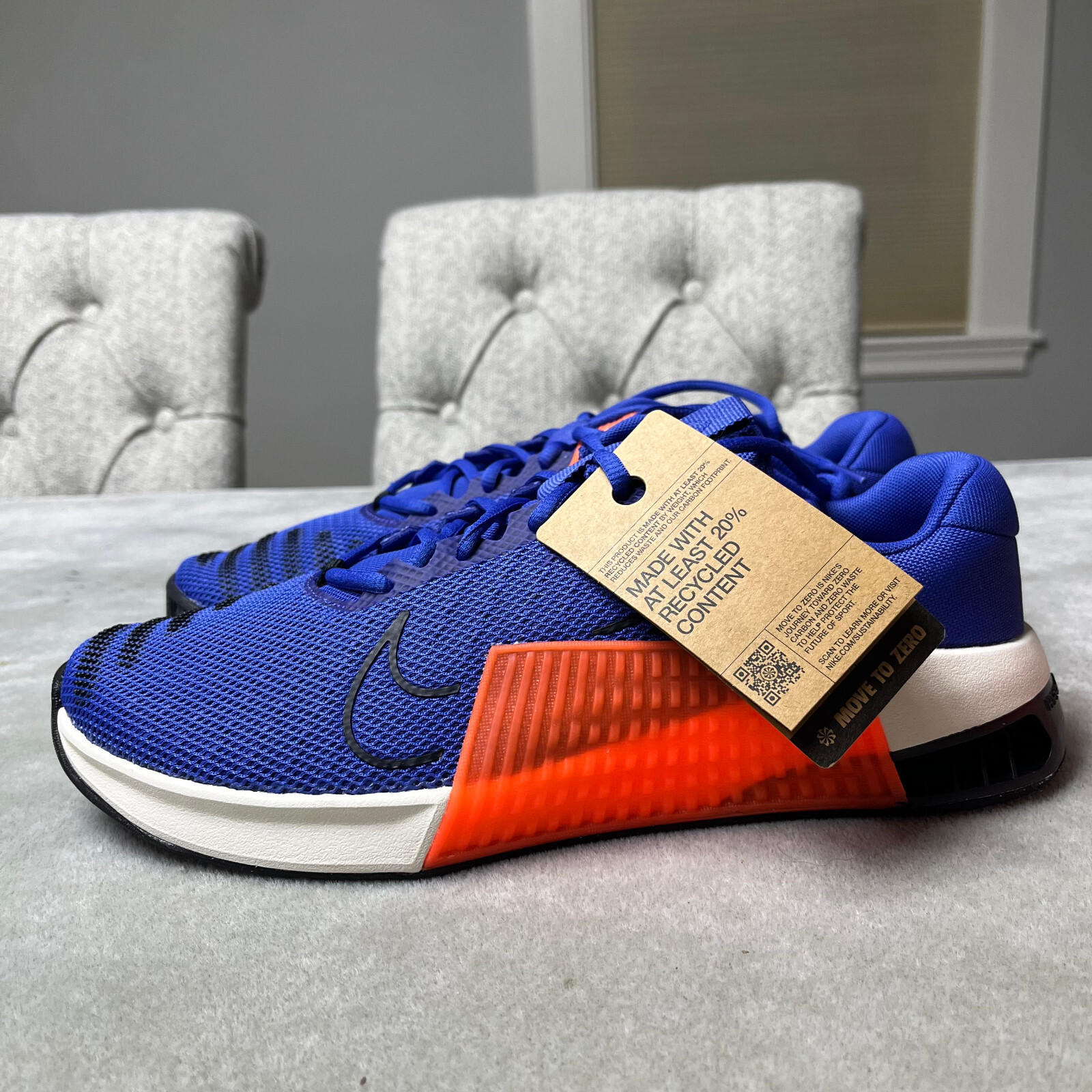 Nike Metcon 9 Blue Orange White Training Shoes DZ2617-401 Men’s Size 10-11