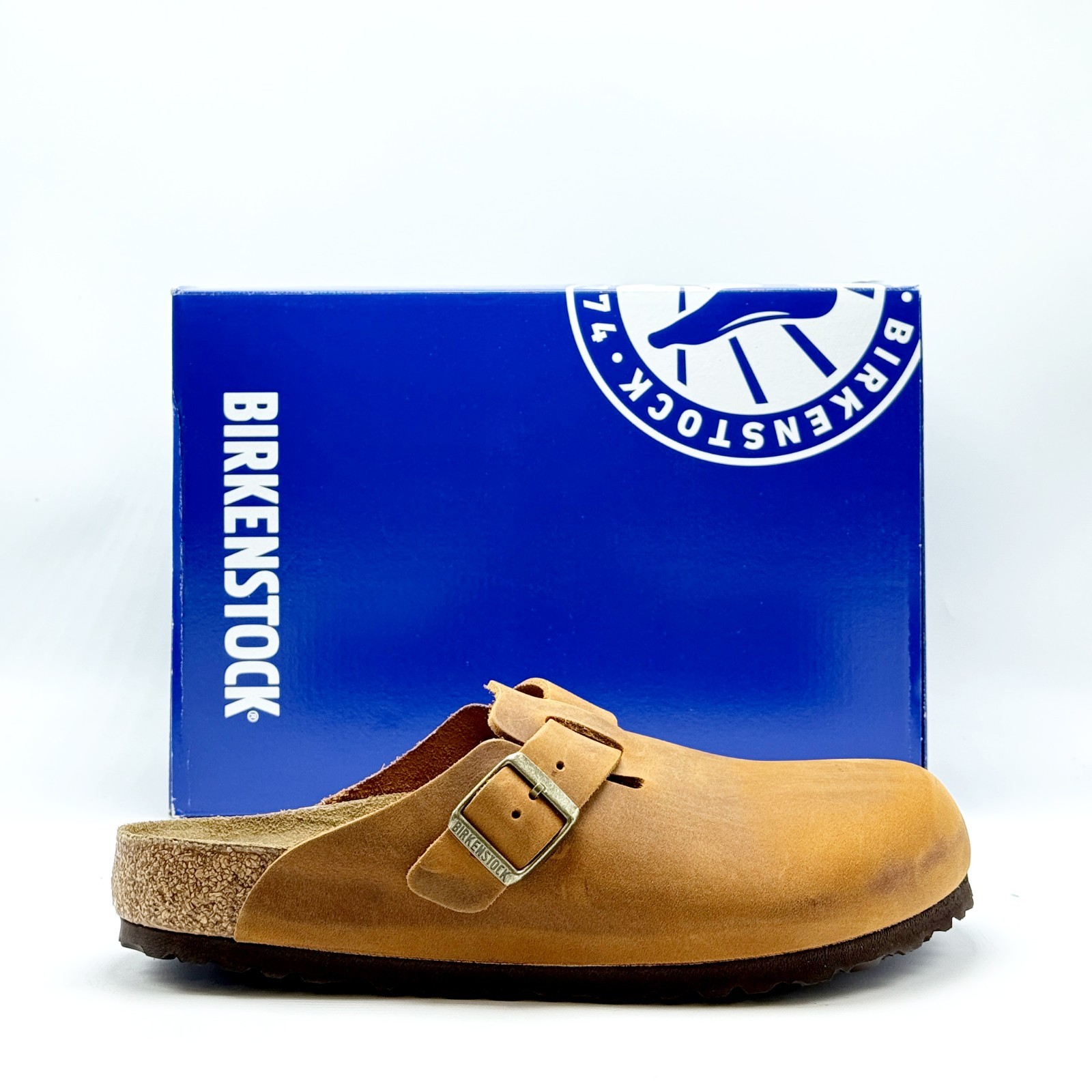 *NEW* Unisex BIRKENSTOCK Boston Oiled Leathe Sandal Slipper COGNAC (1028179) 👍