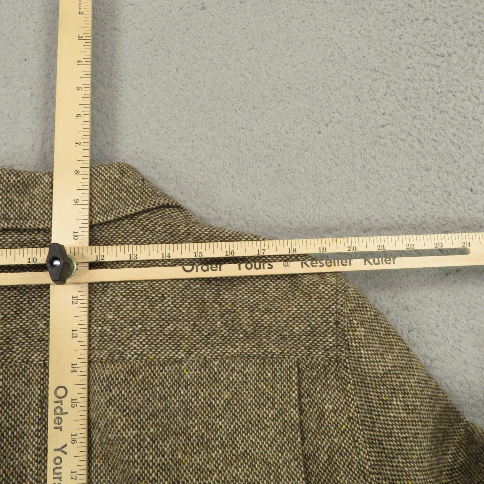Orvis Jacket Men Large Tweed Elbow Patch Sport Coat Hunting Blazer Cruiser Fleck