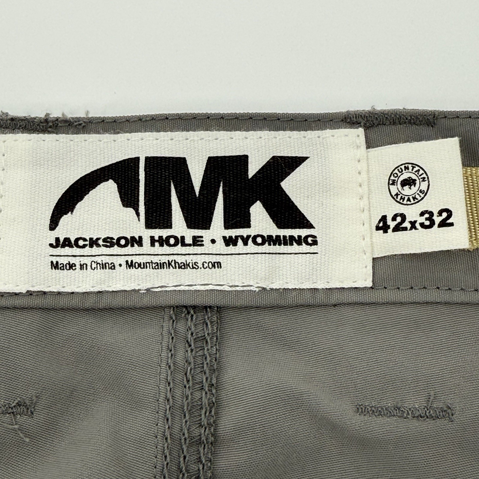 Mountain Khakis Granite Creek Pants 42×32 Gray Nylon Zip-Off Hiking Outdoor NEW