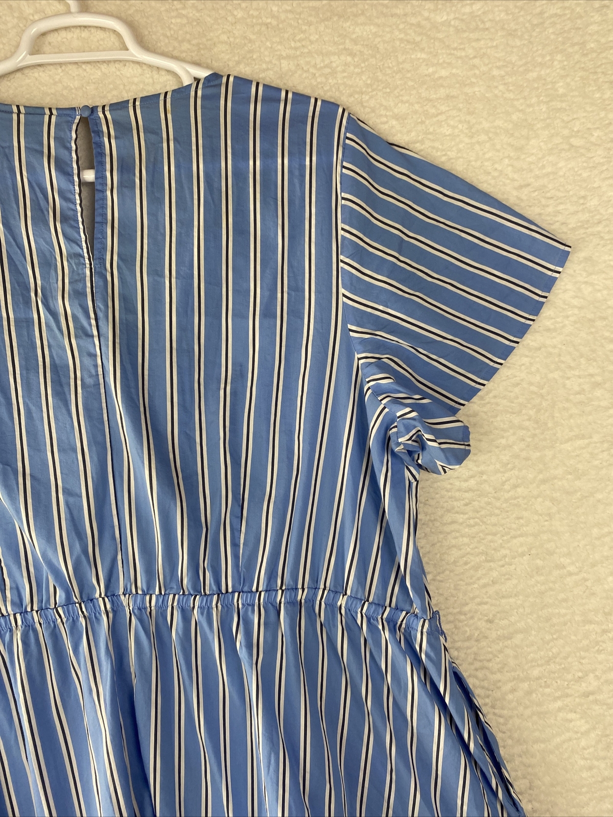 Lane Bryant Dress Womens Plus 26 Rhodes Striped Faux Wrap Work Office S/sleeve