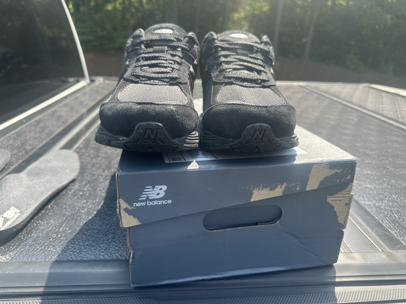 Men Size 12 New Balance 2002R Black Metallic