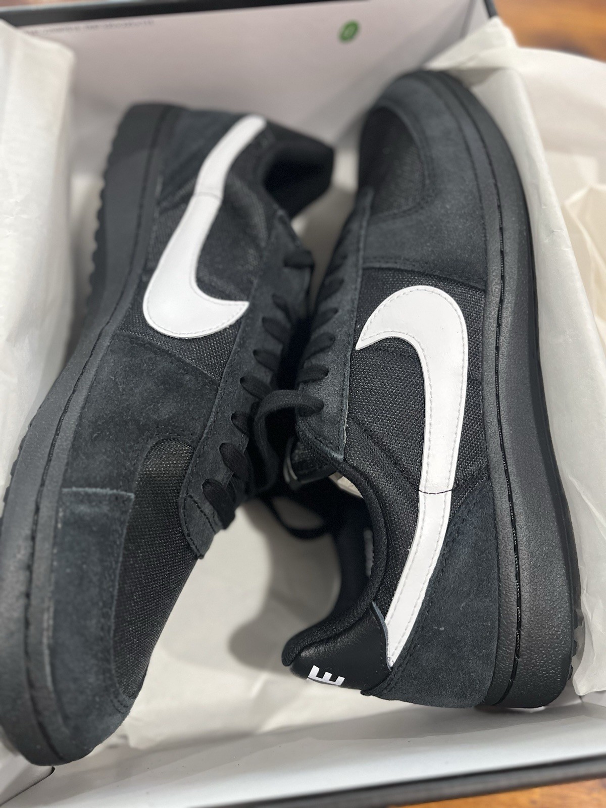 NIB Nike Field General Men’s Sneakers HF3165-001 Black/White-Black Size 12