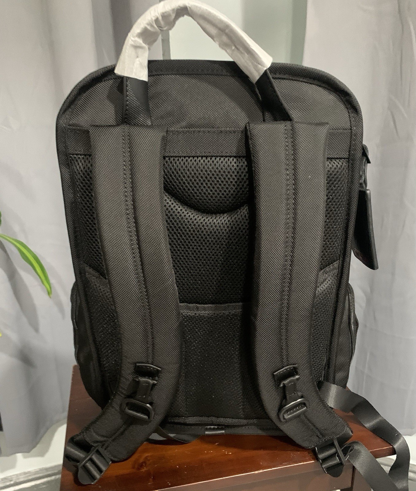 Tumi Alpha Bravo Top Flap Lid Backpack $595 Black