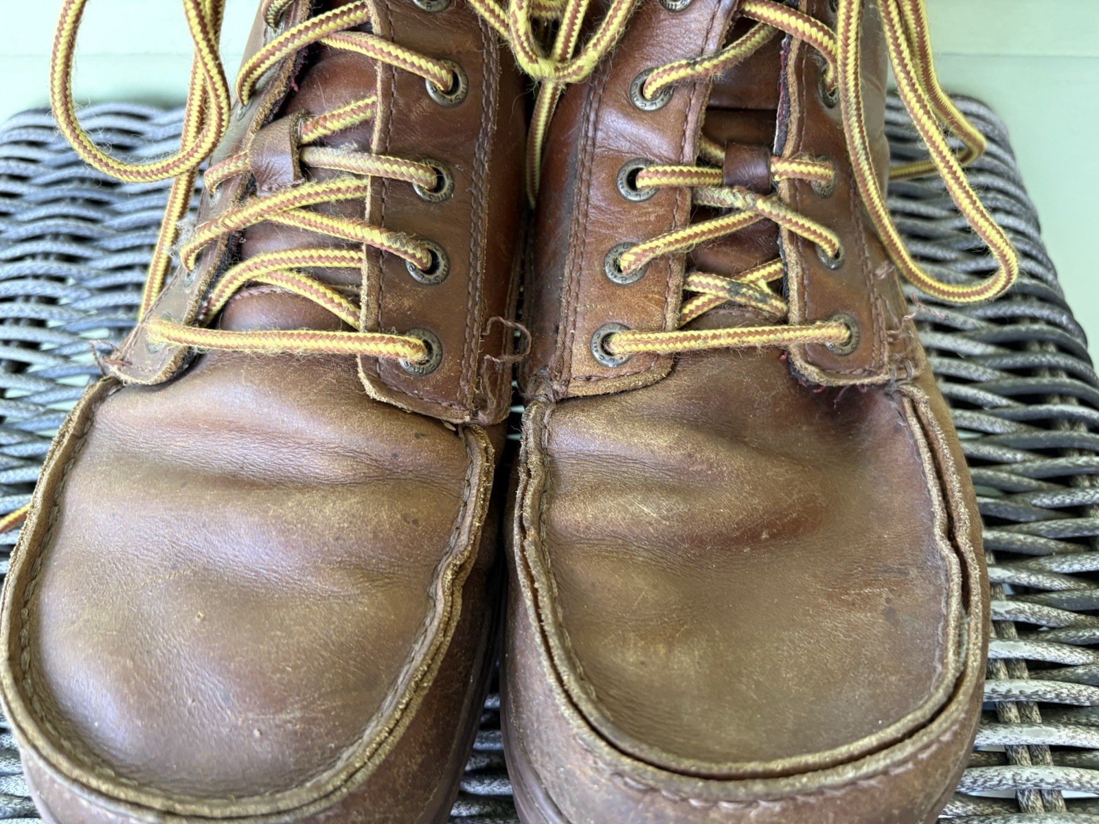 Lems Russet Leather Boulder Boot Sz 43 Mens 10 Women’s 11.5 Flaws Barefoot